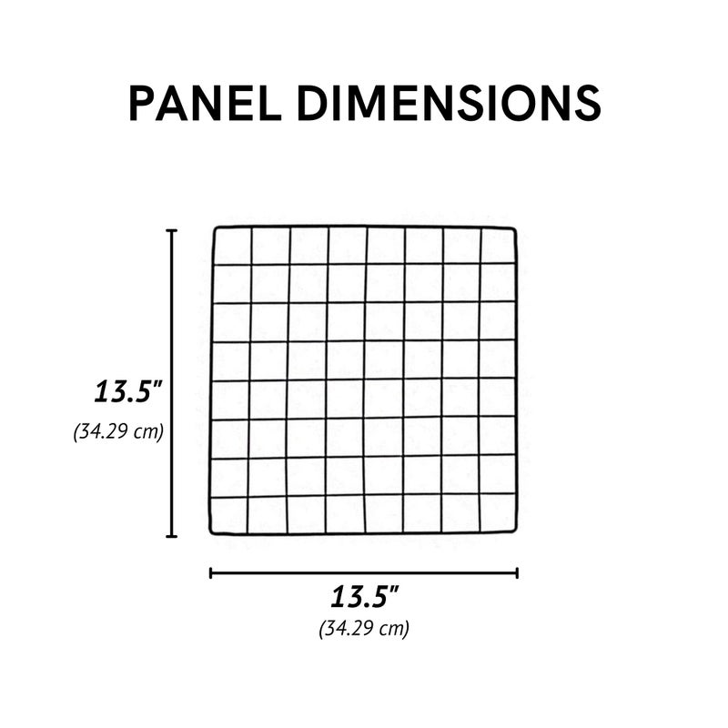 Midlee Guinea Pig Grid Cage Panels- Set of 12 - Image 3